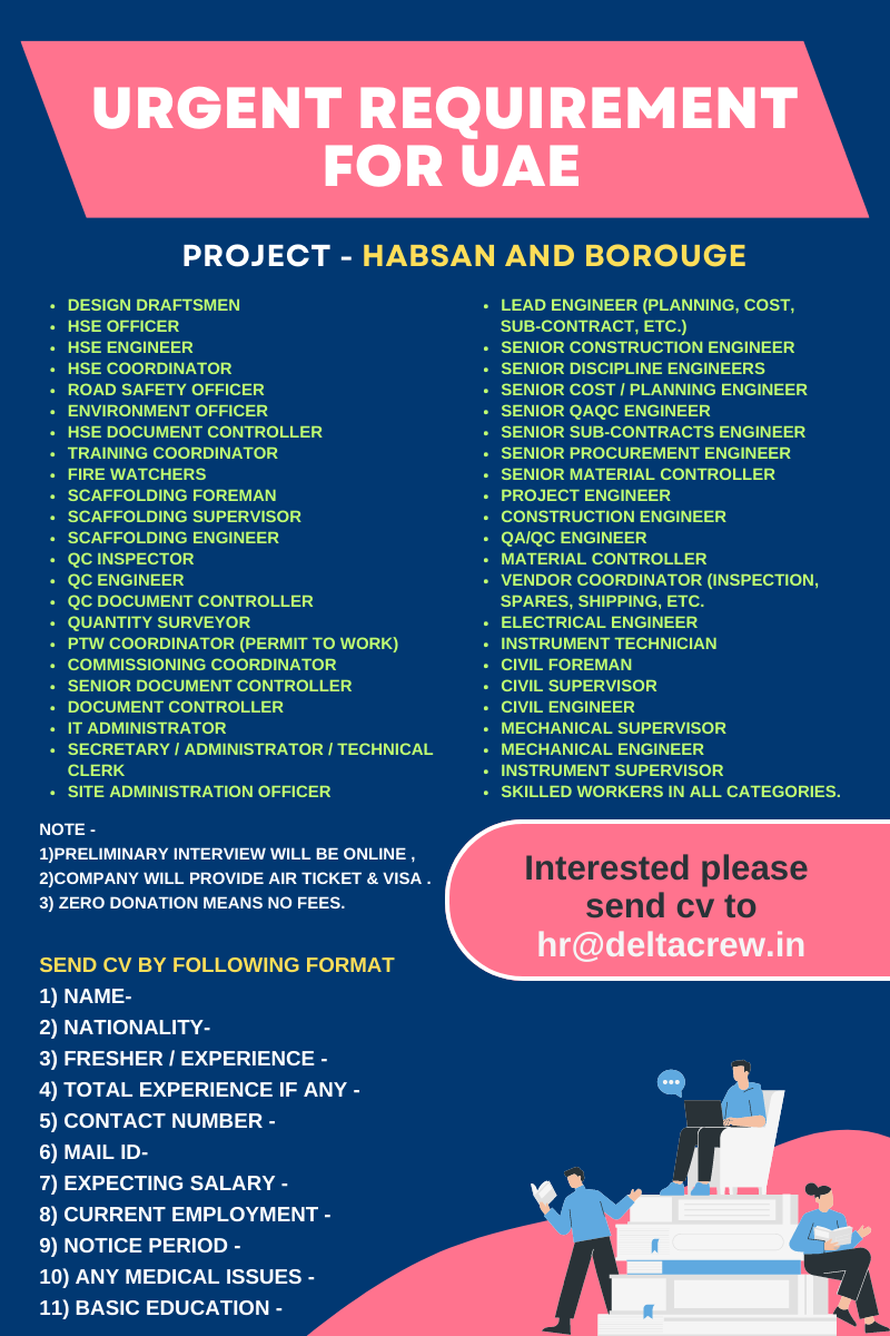 HSE Engineer And HSE Officer Jobs Urgent Requirement In UAE HSE