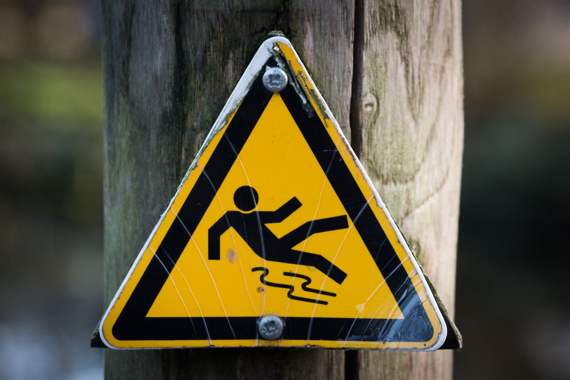 person tripping and falling