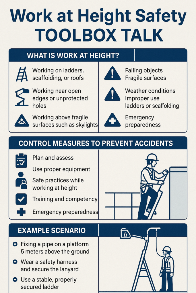 Work at Height Safety Toolbox Talk (TBT)