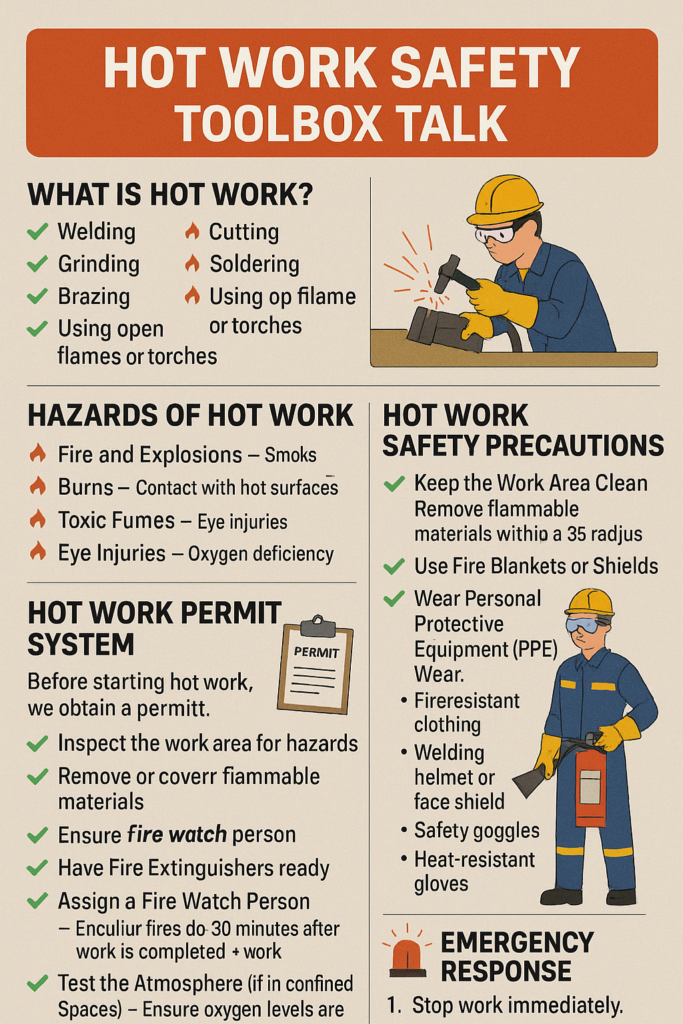 Hot Work Safety Toolbox Talk