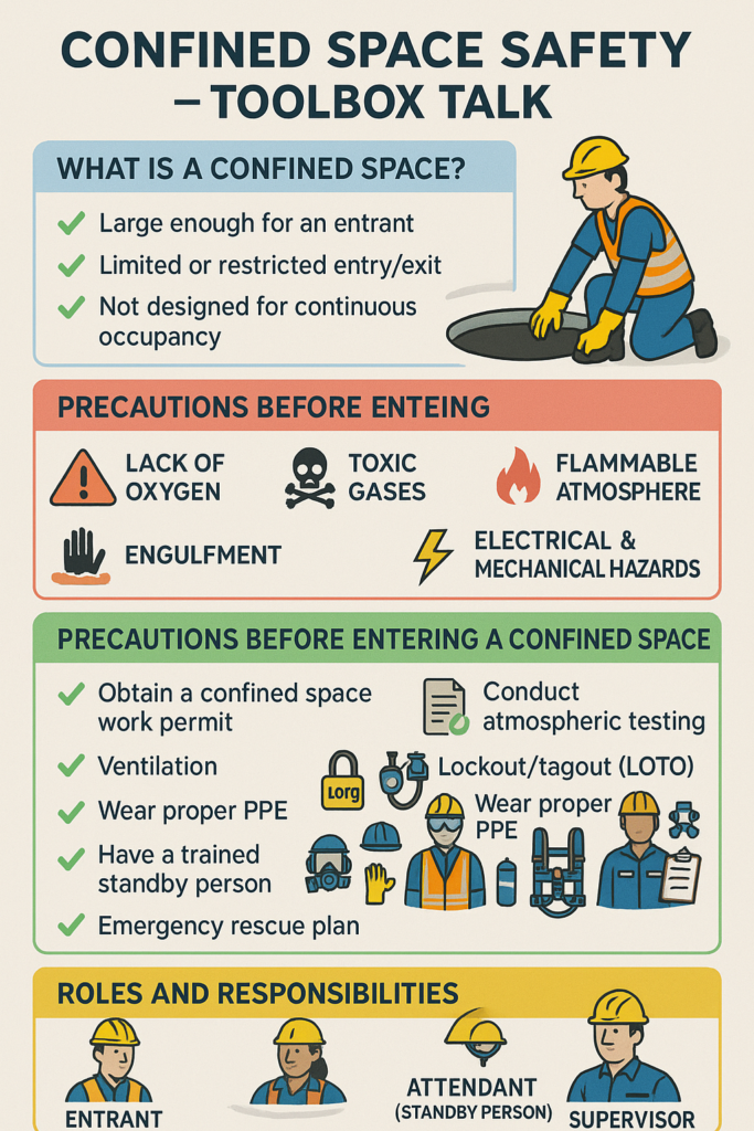 Confined Space Safety Toolbox Talk (TBT)