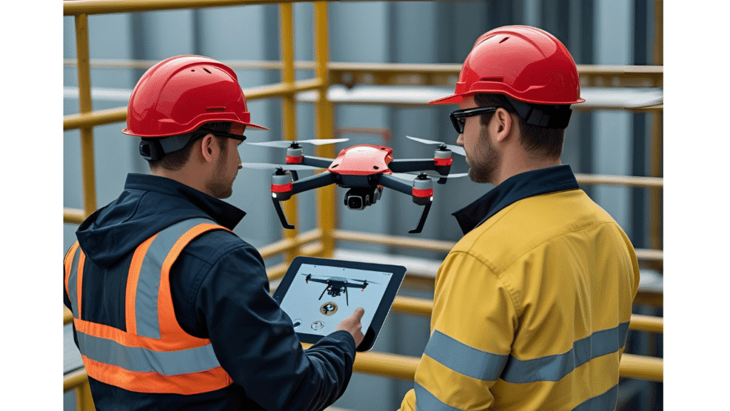 Using Safety Tech (App or Drone)