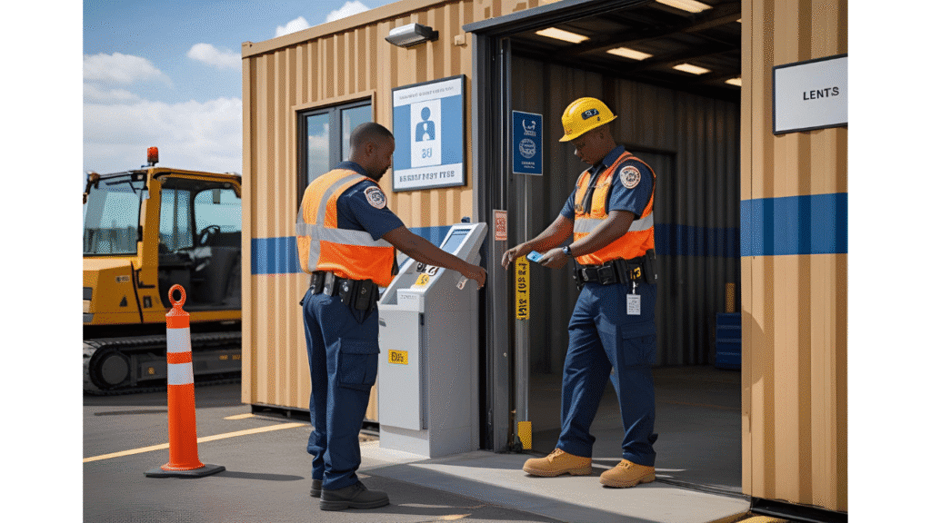 Site Entry and Safety Gear Check
