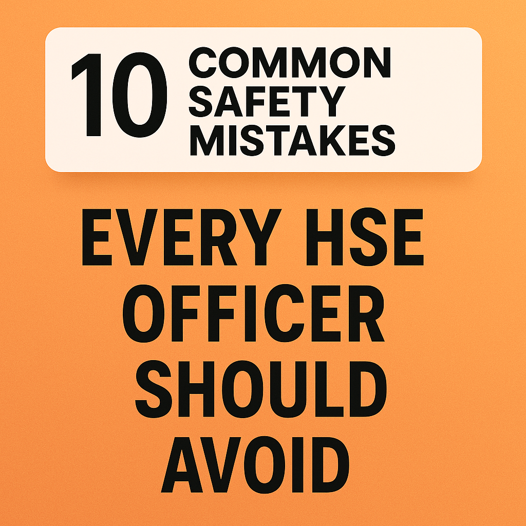 10 Common Safety Mistakes Every HSE Officer Should Avoid