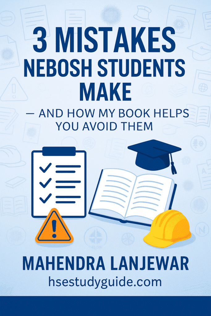 3 Mistakes NEBOSH Students Make – And How My Book Helps You Avoid Them