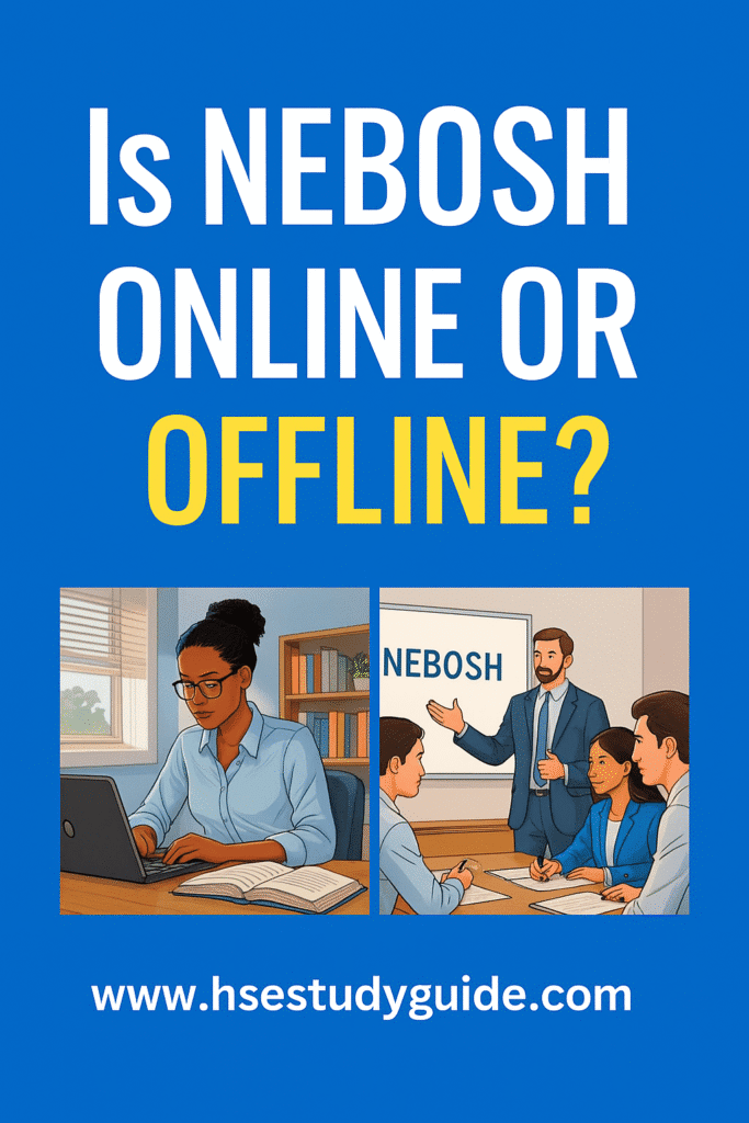 Is NEBOSH Online or Offline? Everything You Need to Know in 2025