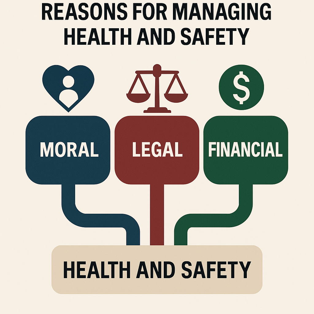 Moral, Legal and Financial Reasons for Managing Health and Safety