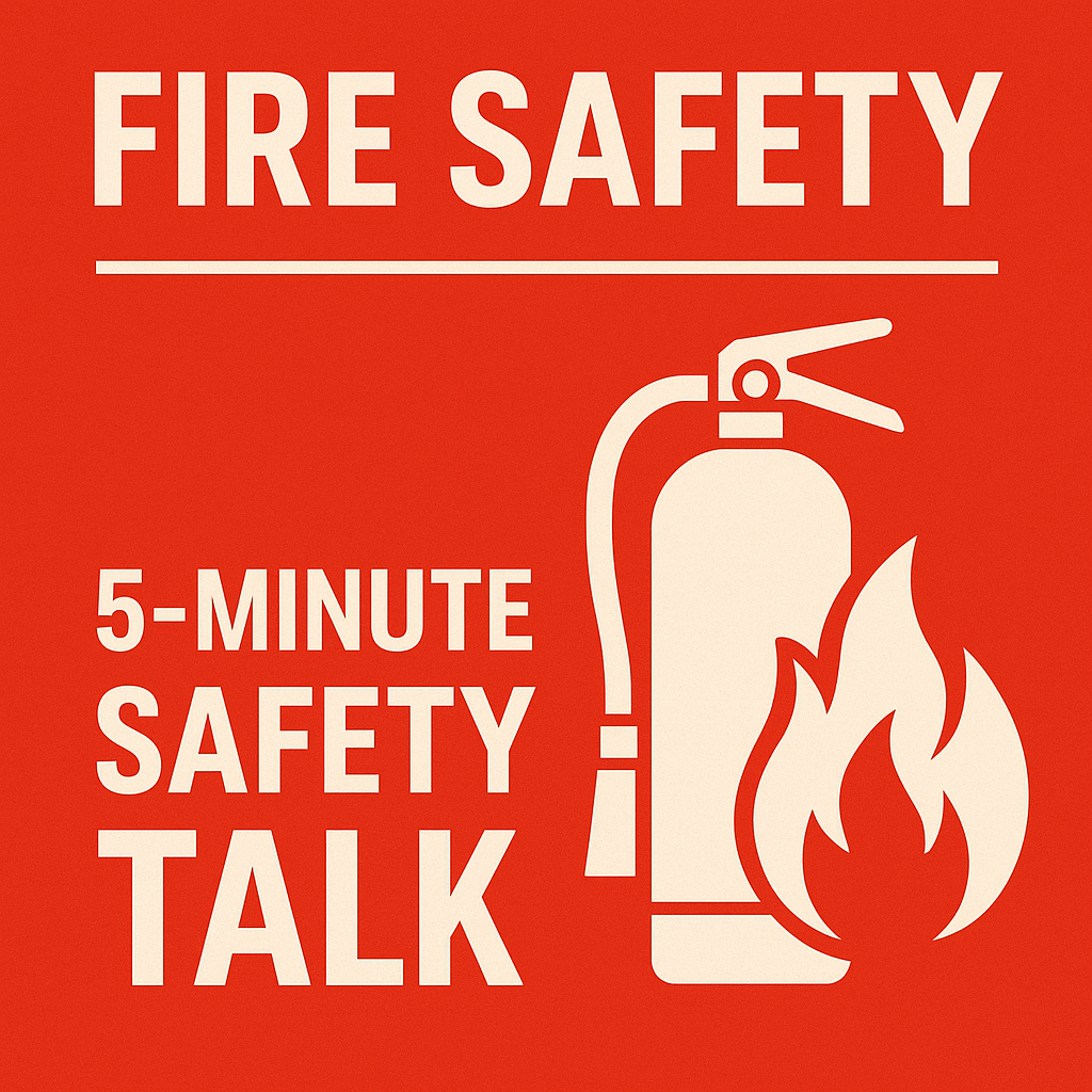 Fire Safety 5 Minute Safety Talk