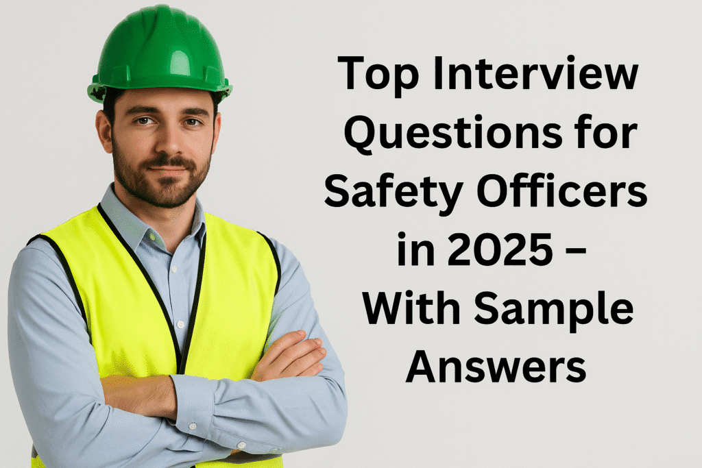 Top Interview Questions for Safety Officers in 2025 – With Sample Answers
