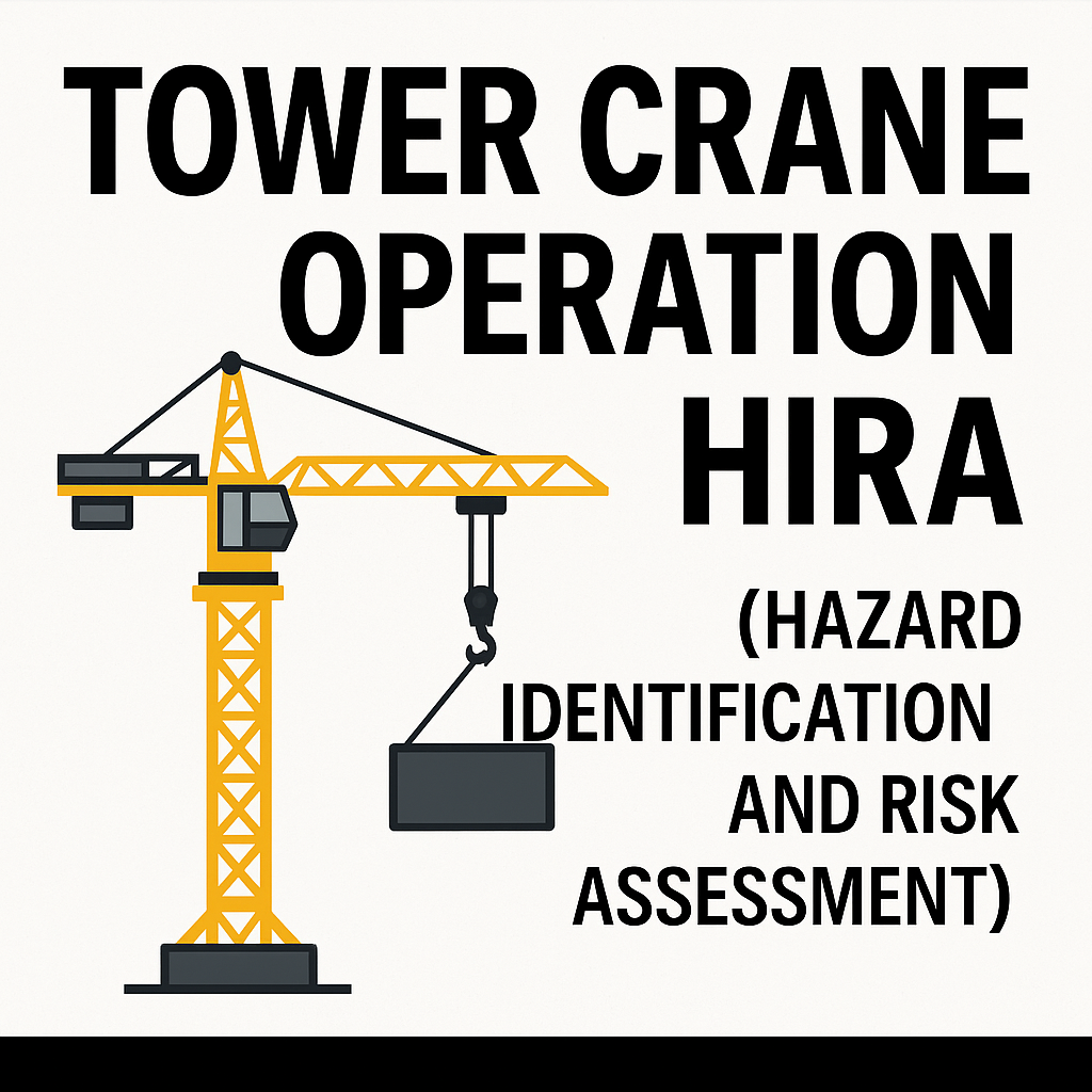Tower Crane Operation HIRA (Hazard Identification and Risk Assessment)