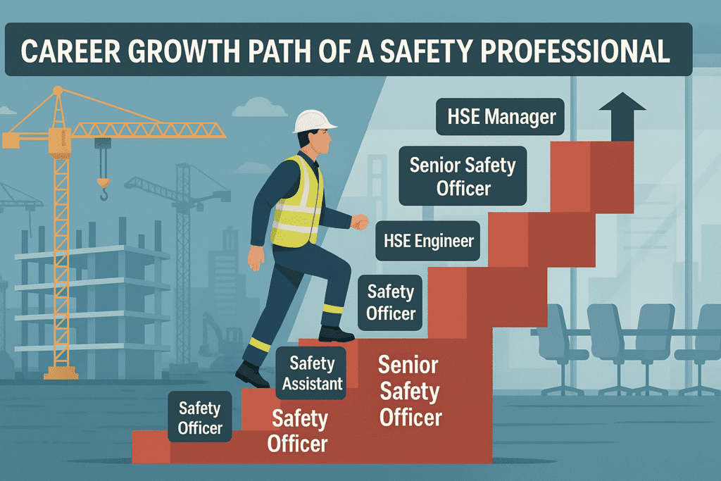 Career Growth Path of a Safety Professional (From Fresher to HSE Manager)