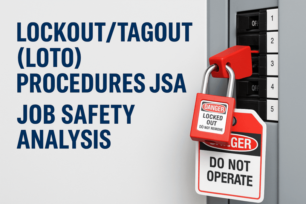Lockout/Tagout LOTO Procedures JSA - Job Safety Analysis