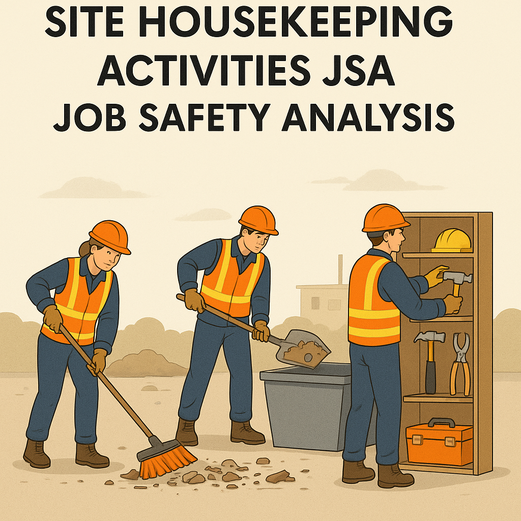 Site Housekeeping Activities JSA - Job Safety Analysis