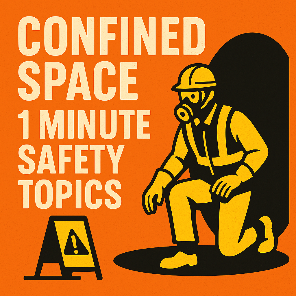 Confined Space 1 Minute Safety Topics