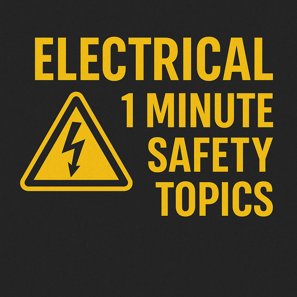 Electrical 1 Minute Safety Topics