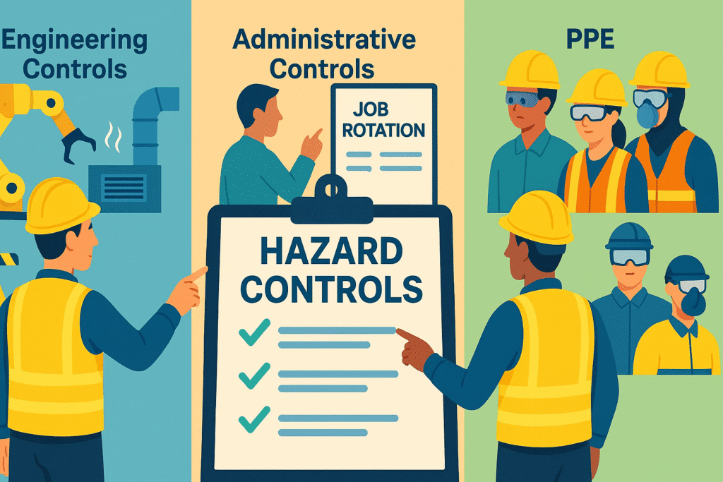 Engineering Controls vs Administrative Controls vs PPE