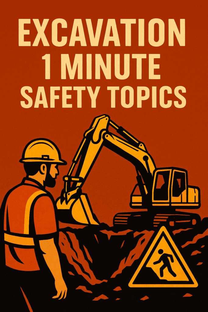 Excavation 1 Minute Safety Topics