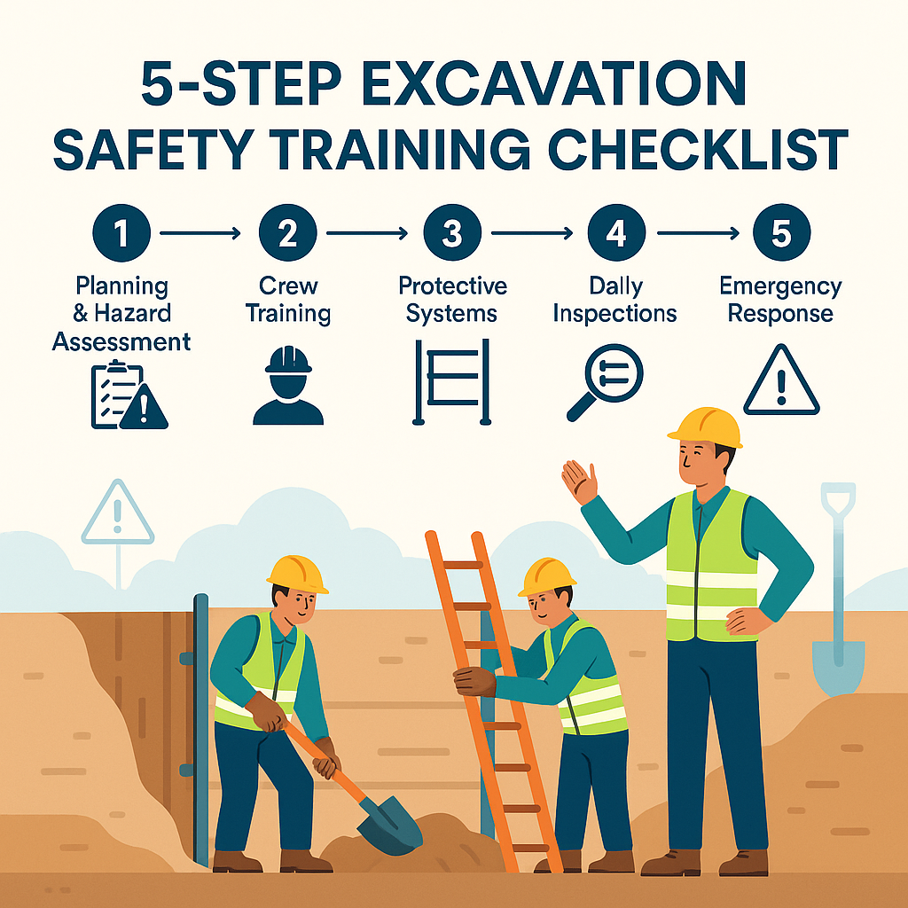 Excavation Safety Training Checklist