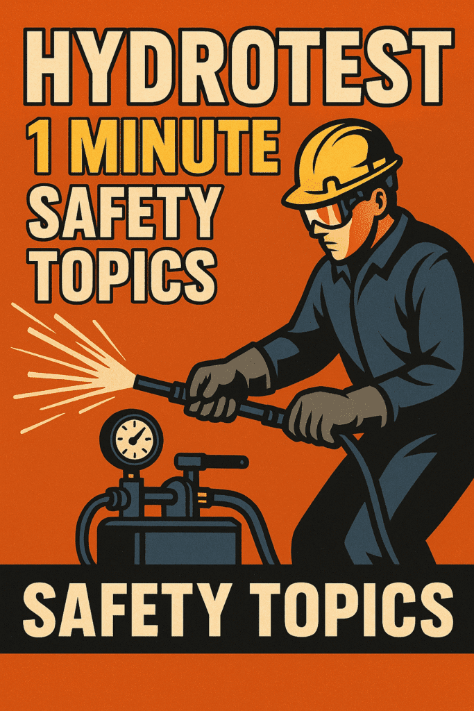 Hydrotest 1 Minute Safety Topics