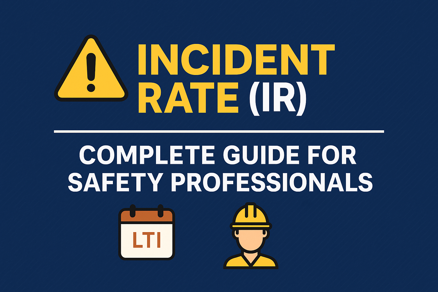 Incident Rate (IR) – Complete Guide for Safety Professionals