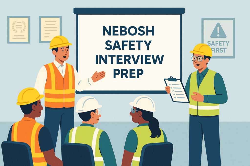 NEBOSH Based Safety Interview Questions and Answers (With Scenarios)
