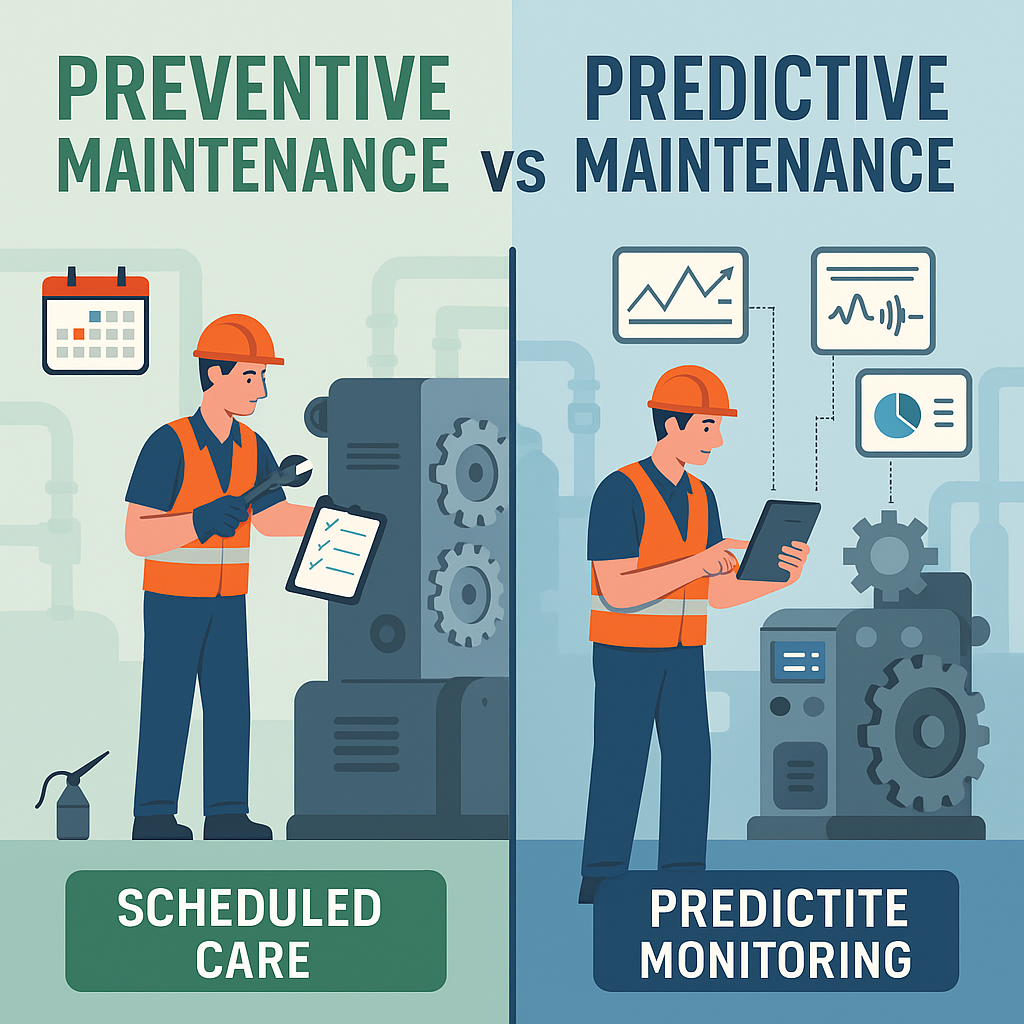 Preventive Maintenance vs Predictive Maintenance