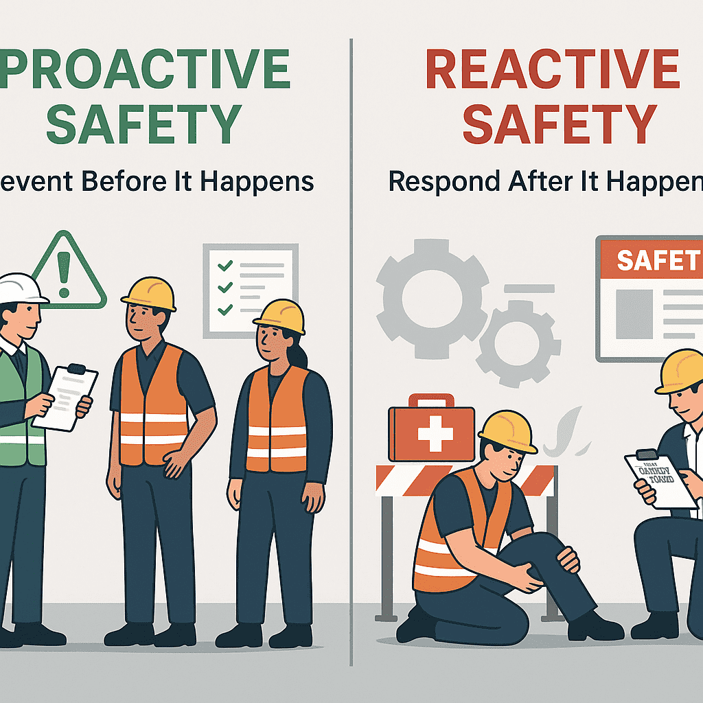 Proactive Safety vs Reactive Safety
