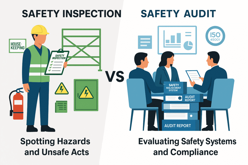 Safety Inspection vs Safety Audit