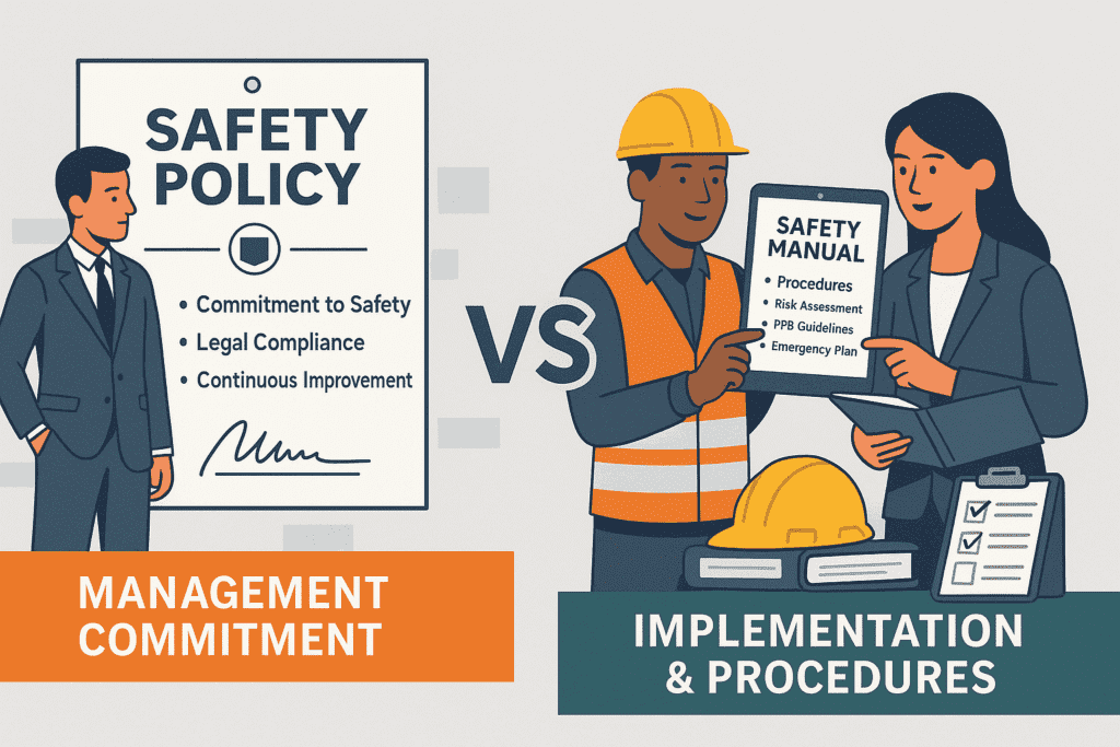 Safety Policy vs Safety Manual